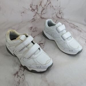 Avia Shoes Mens Size 8.5 Wide White Hook Loop Walking Sneakers Union II
